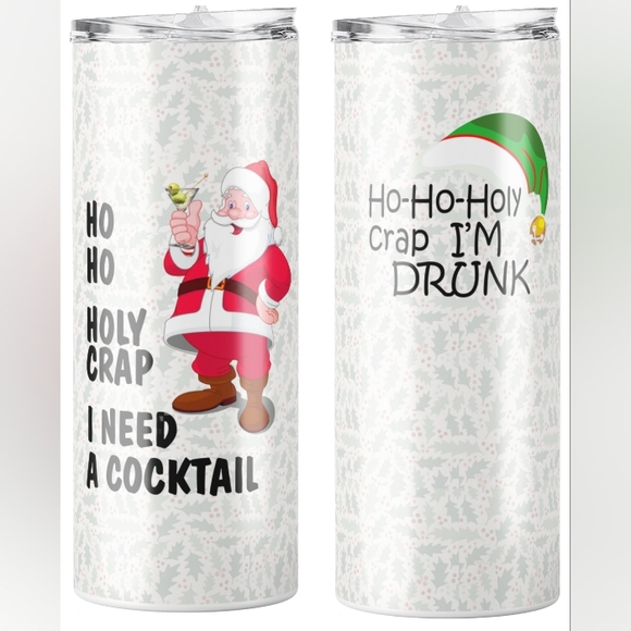 20oz Christmas Tumbler NIB - Picture 1 of 3